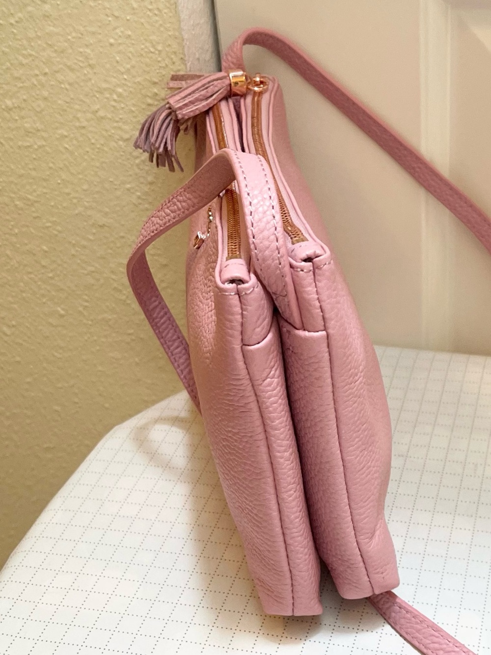 Authentic Ted Baker Macey double zip crossbody bag - Picture 9 of 16
